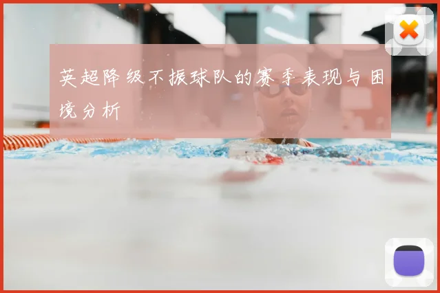 英超降级不振球队的赛季表现与困境分析